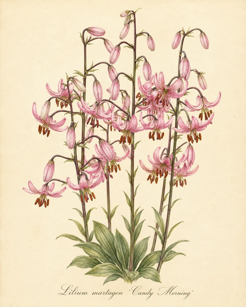 Lilium martagon 'Candy morning' - Türkenbund-Hybride