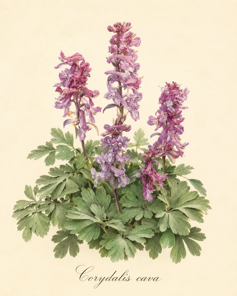 Corydalis cava - Hohler Lerchensporn