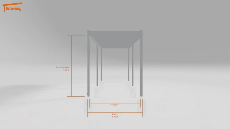 #DE Schweng Flachdachcarport C600 (ID zbwqj5)