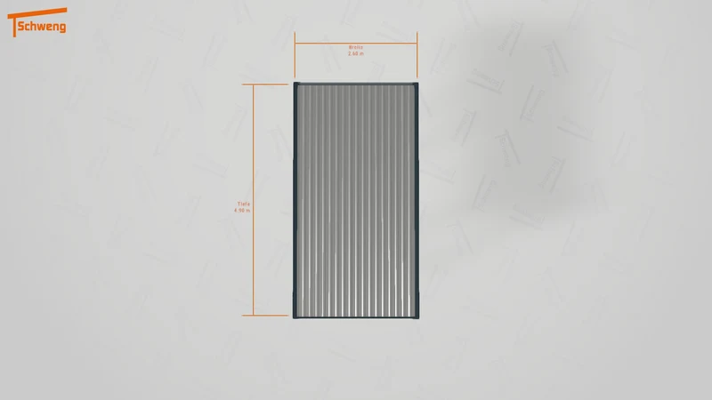 #DE Schweng Flachdachcarport C600 (ID w3xg7j)