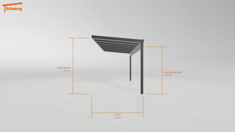 #DE Schweng Terrassenüberdachung S400 (ID jj82zm)