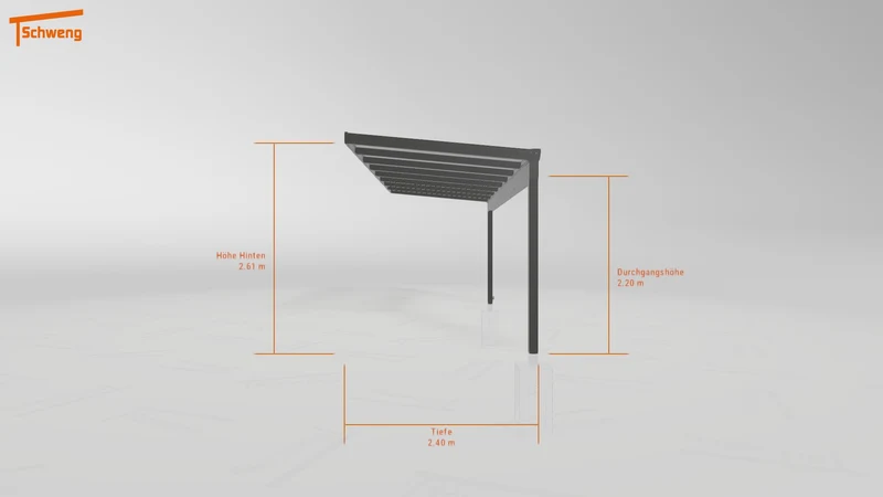 #DE Schweng Terrassenüberdachung S400 (ID 5mzjn3)