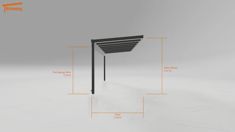 #DE Schweng Terrassenüberdachung S400 (ID 5mzjn3)