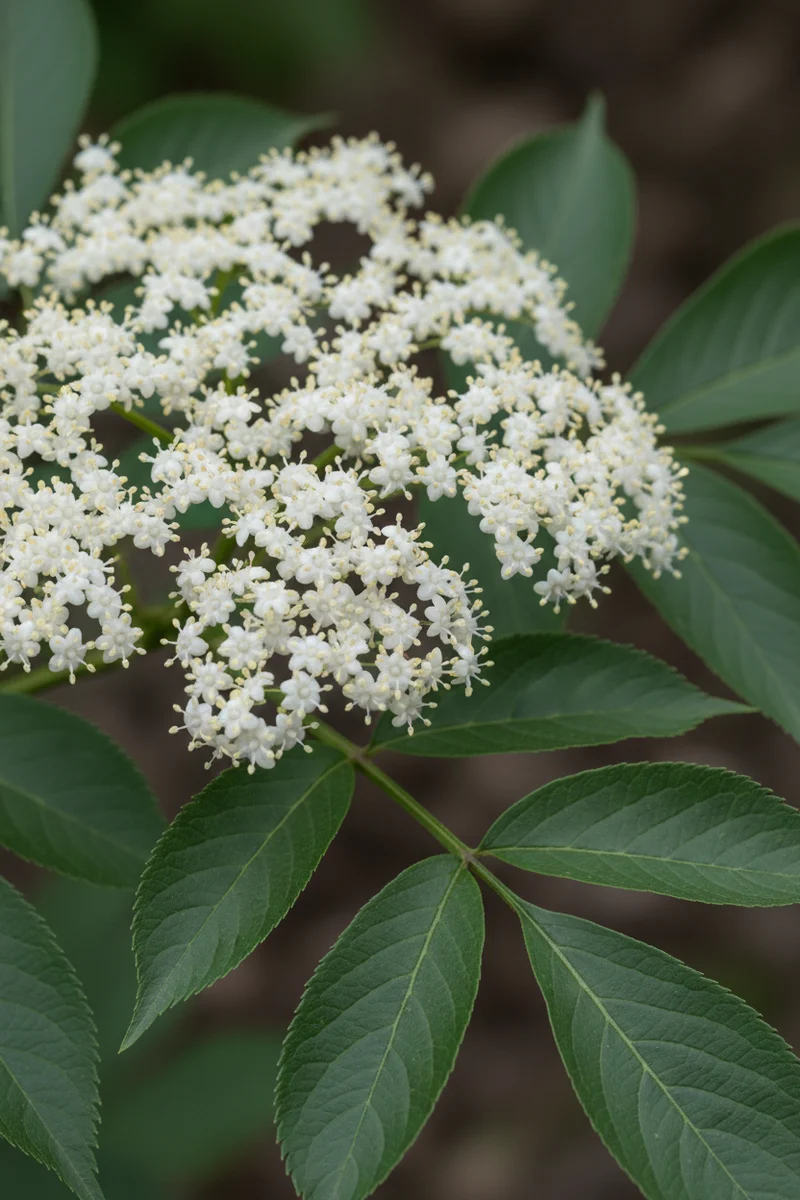 Schwarzer Holunder / Sambucus nigra