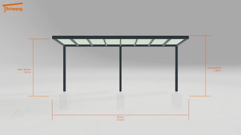 #DE Schweng Terrassenüberdachung S350 (ID g75prd)