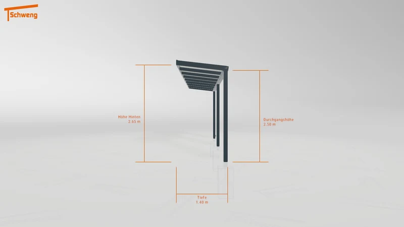 #DE Schweng Terrassenüberdachung S350 (ID g75prd)