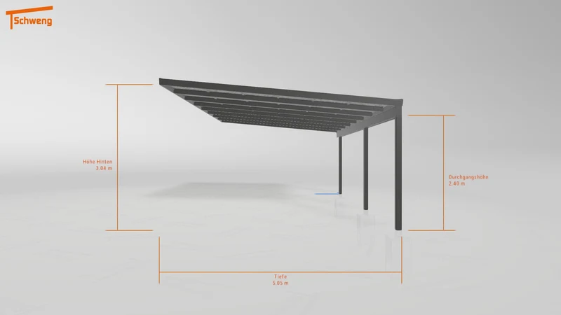 #DE Schweng Pultdachcarport S400 (ID bkpjb2)