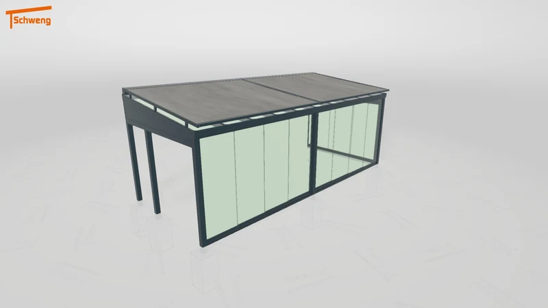 #DE Schweng Terrassenüberdachung S400 (ID 2q8bdq)