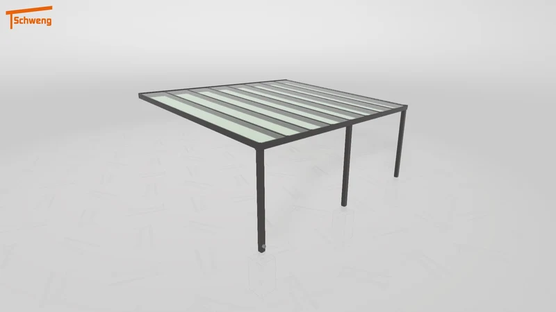 #DE Schweng Terrassenüberdachung S400 (ID 77b5yx)