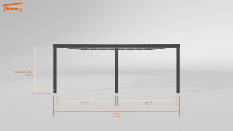 #DE Schweng Terrassenüberdachung S400 (ID 77b5yx)