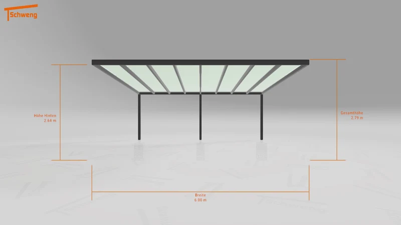 #DE Schweng Terrassenüberdachung S400 (ID 77b5yx)