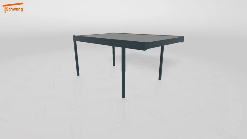 #DE Schweng Flachdachcarport C600+ (ID 33jp3q)