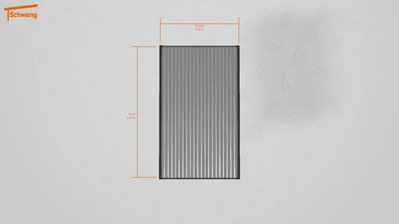 #DE Schweng Flachdachcarport C600+ (ID 33jp3q)