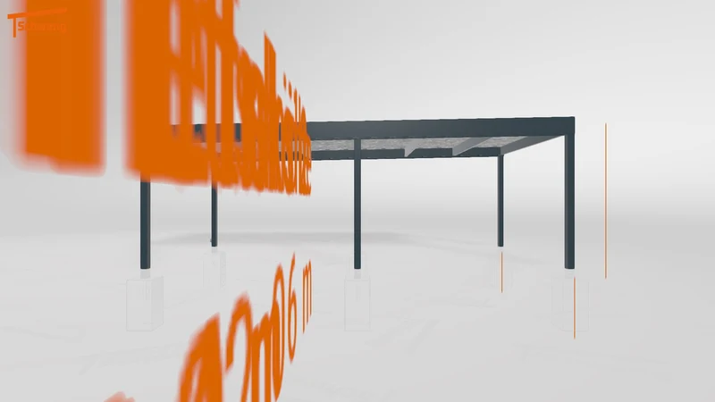 #DE Schweng Flachdachcarport C600 (ID qdv2dk)