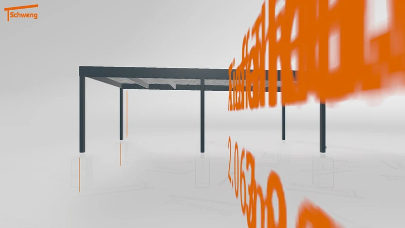 #DE Schweng Flachdachcarport C600 (ID qdv2dk)