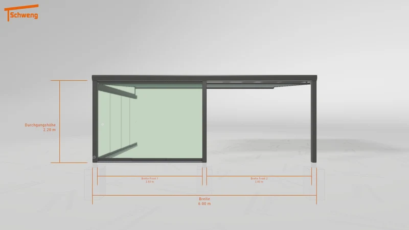 #DE Schweng Terrassenüberdachung S400 (ID 42wv28)