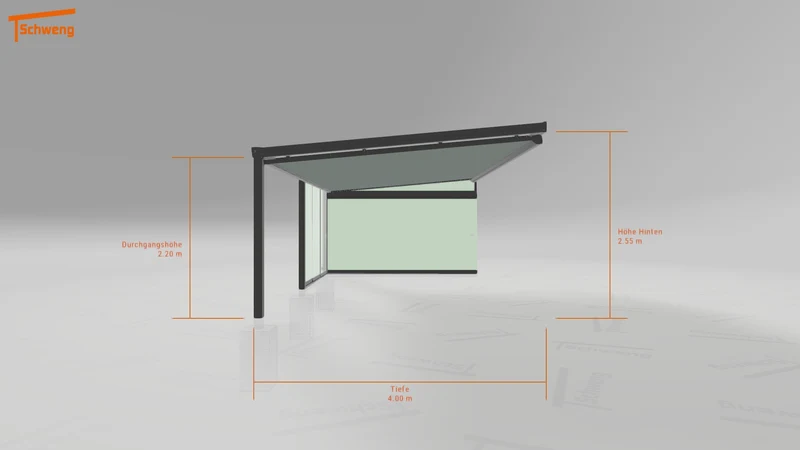 #DE Schweng Terrassenüberdachung S400 (ID 42wv28)