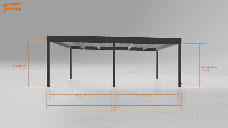 #DE Schweng Flachdachcarport C600 (ID k2jr25) #MTG
