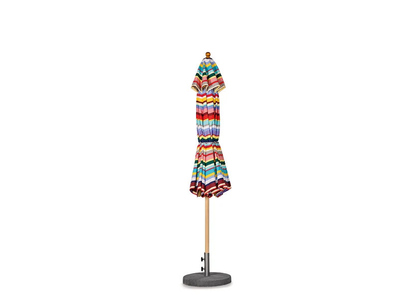 Weishäupl | Acryltuch Sonnenschirm 'Klassiker Multicolor' mit Flaschenzug Ø 300 cm