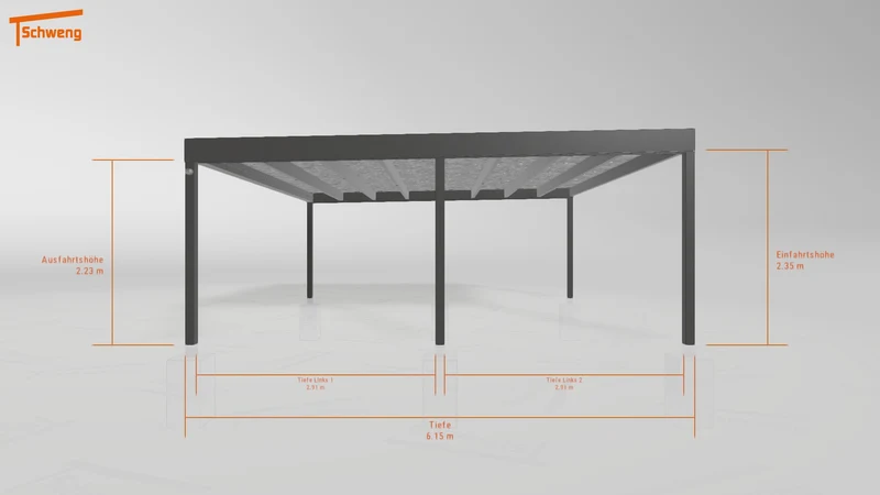 #DE Schweng Flachdachcarport C600+ (ID 2q8zkv) #MTG
