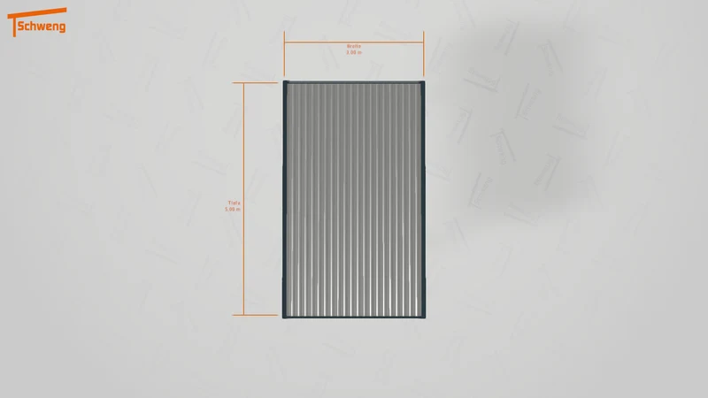 #DE Schweng Flachdachcarport C600 (ID zbwzjw)