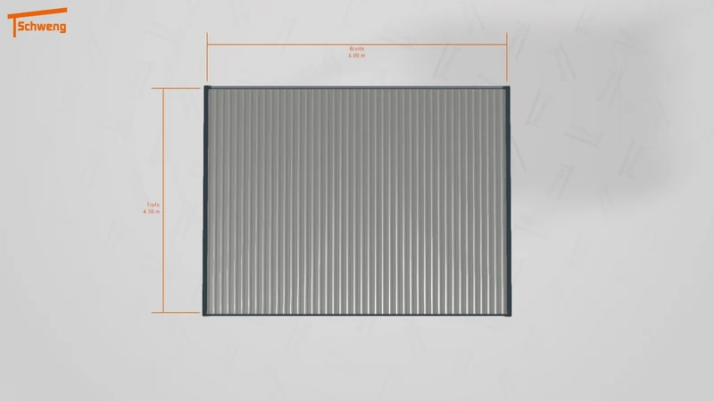 #DE Schweng Flachdachcarport C600 (ID w3x87y) #MTG