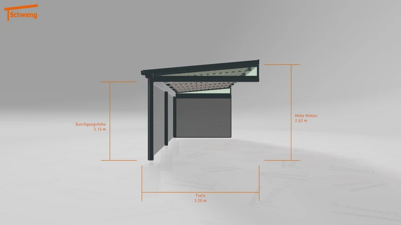 #DE Schweng Terrassenüberdachung S350 (ID 77bnqq)