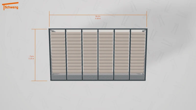 #DE Schweng Terrassenüberdachung S350 (ID 77bnqq)