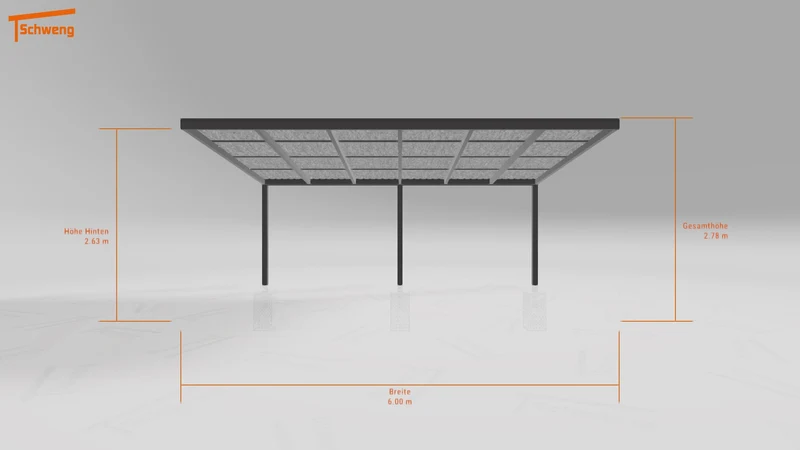 #DE Schweng Pultdachcarport S400 (ID qdv4jp)