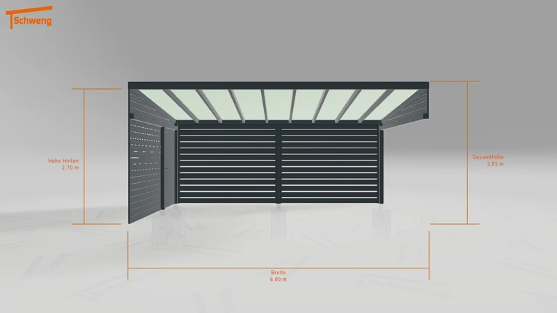 #DE Schweng Pultdachcarport S350 (ID 42wbz2) #MTG