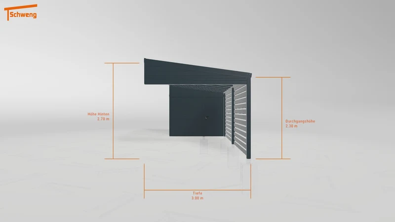 #DE Schweng Pultdachcarport S350 (ID 42wbz2) #MTG