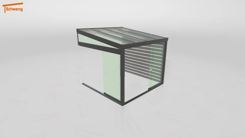 #DE Schweng Terrassenüberdachung S400 (ID mj2np9)