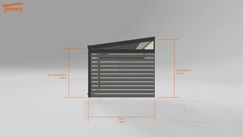 #DE Schweng Terrassenüberdachung S400 (ID mj2np9)