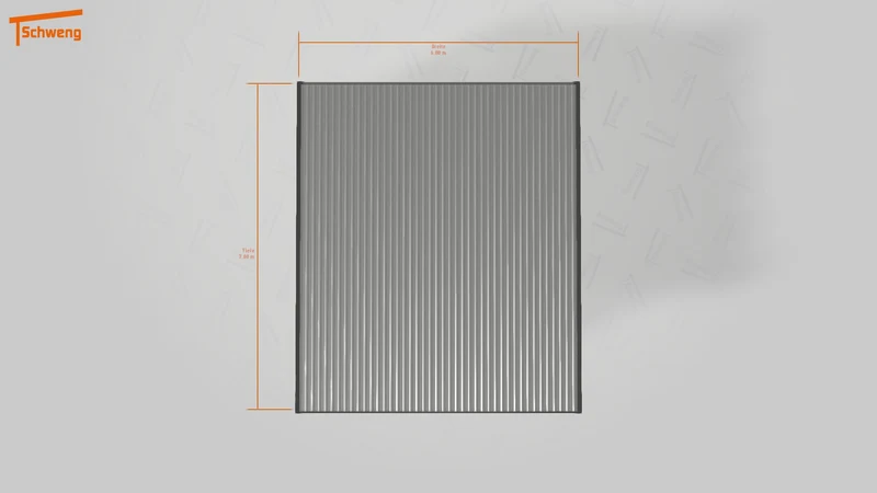 #DE Schweng Flachdachcarport C600 (ID v47x2x) #MTG