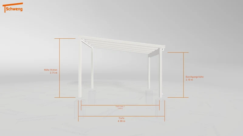 #DE Schweng Terrassenüberdachung S400 (ID 5mzp78)