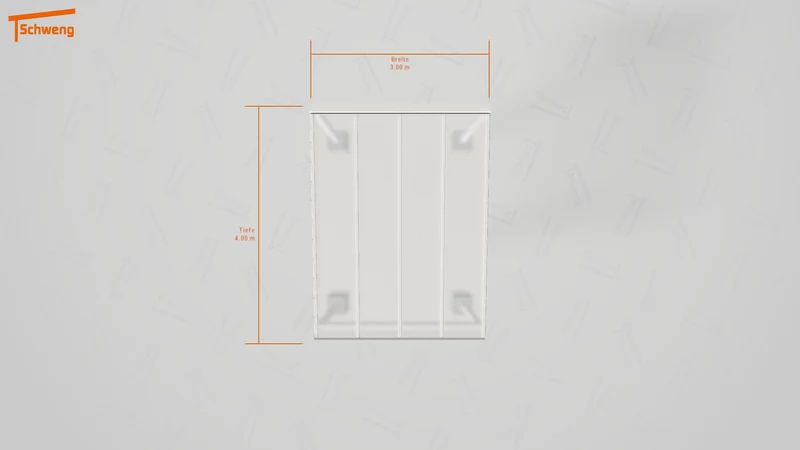 #DE Schweng Terrassenüberdachung S400 (ID 5mzp78)