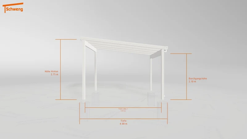 #DE Schweng Terrassenüberdachung S400 (ID zbwz3m)
