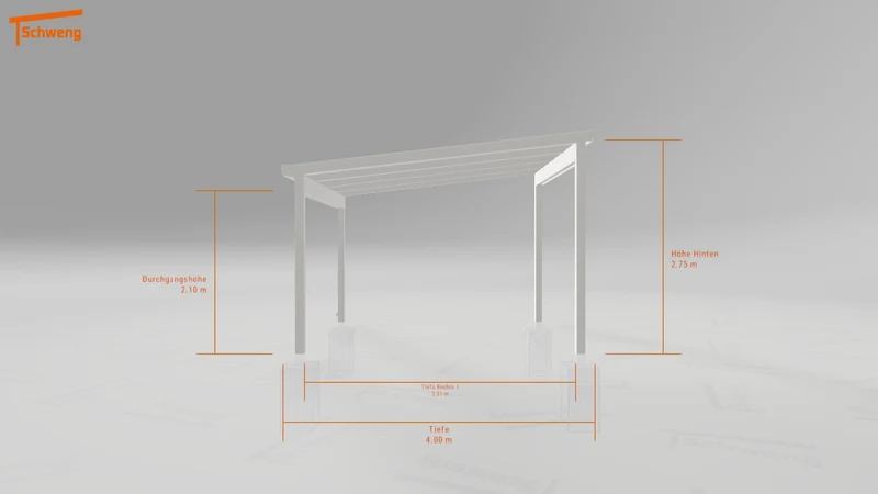 #DE Schweng Terrassenüberdachung S400 (ID zbwz3m)