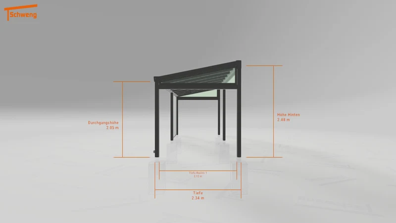 #DE Schweng Terrassenüberdachung S400 (ID 42wbqg)