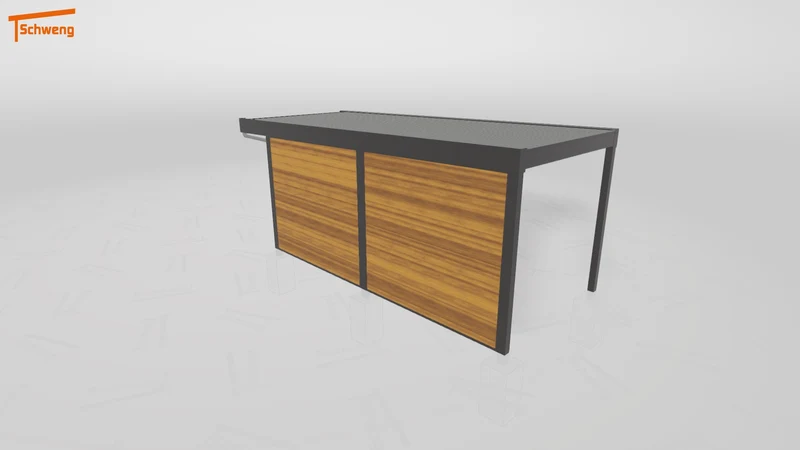 #DE Schweng Flachdachcarport C600 (ID pbpr54) #MTG