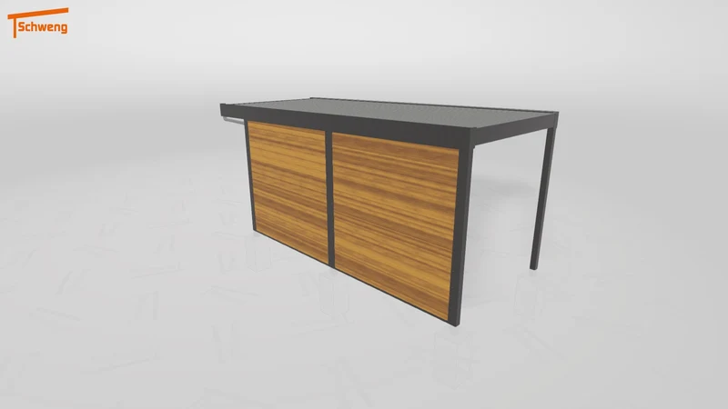 #DE Schweng Flachdachcarport C600 (ID zbwz9m) #MTG