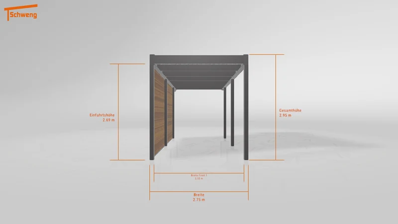#DE Schweng Flachdachcarport C600 (ID zbwz9m) #MTG