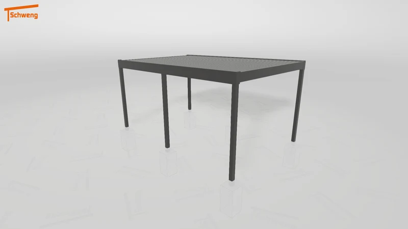 #DE Schweng Flachdachcarport C600 (ID g75wr8)