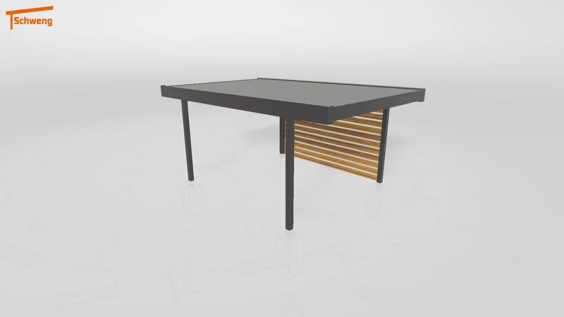#DE Schweng Flachdachcarport C600 (ID v47xzg) #MTG
