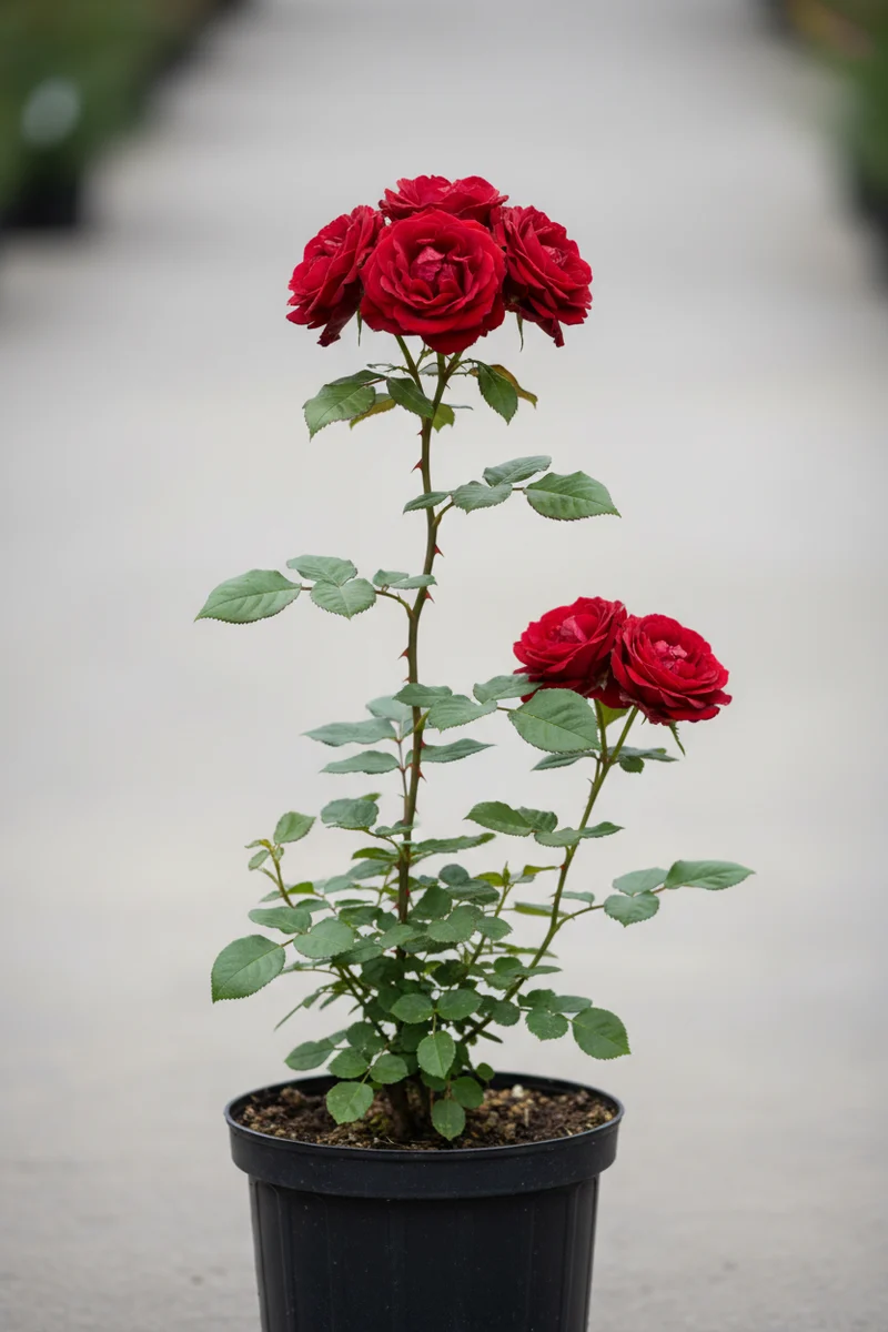 Kletterrose 'Red Parfum' / Rosa 'Red Parfum'