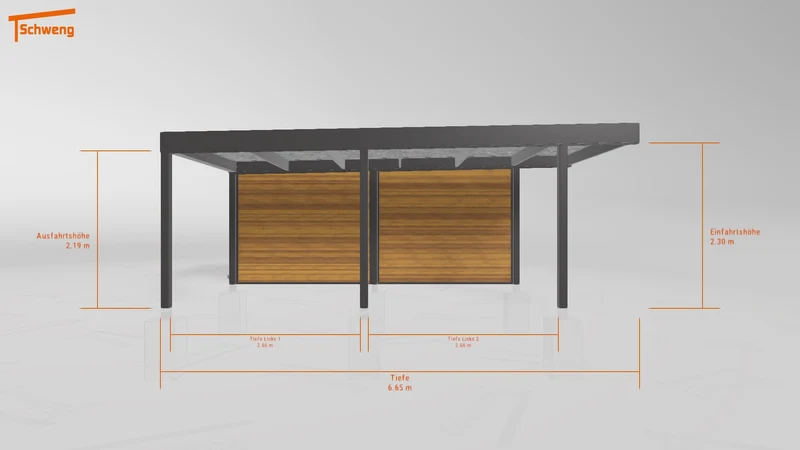 #DE Schweng Flachdachcarport C600 (ID 85pkqw) #MTG