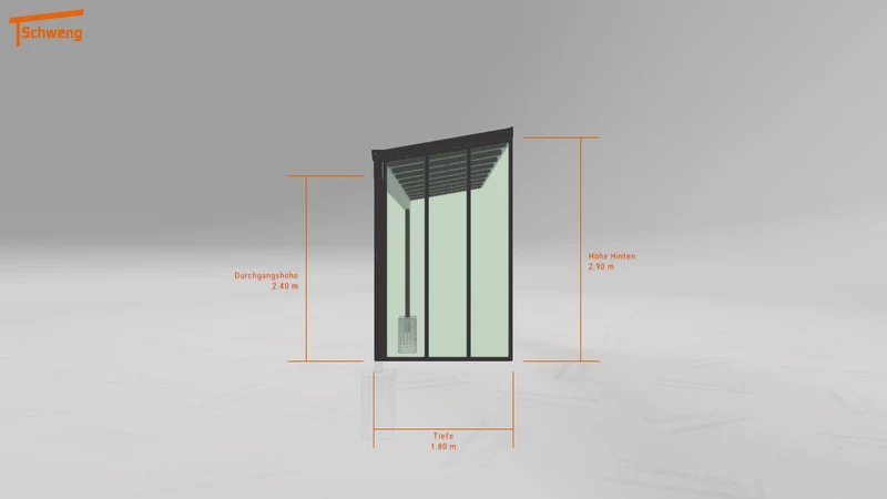 #AT Schweng Terrassenüberdachung S400 (ID ygjwrb)
