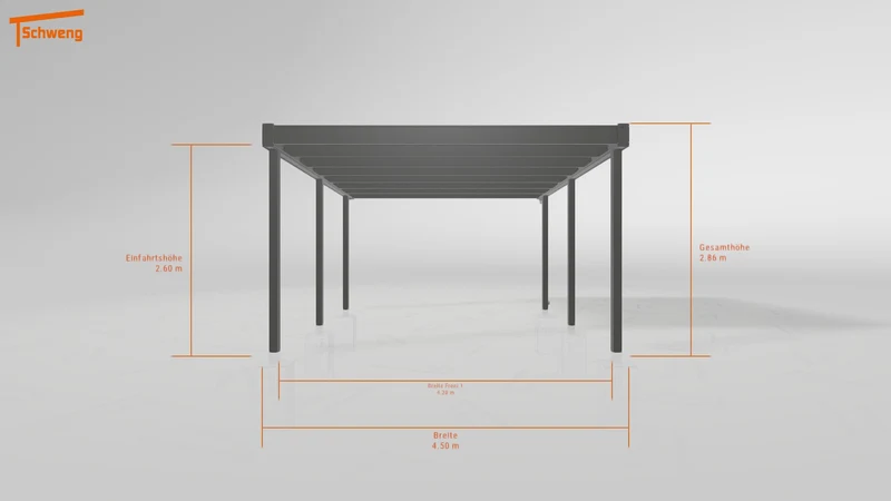 #DE Schweng Flachdachcarport C600+ (ID rjn94k) #MTG