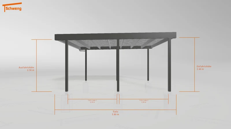 #DE Schweng Flachdachcarport C600+ (ID rjn94k) #MTG