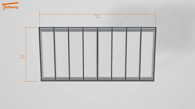 #DE Schweng Terrassenüberdachung S400 (ID ygjwdb)